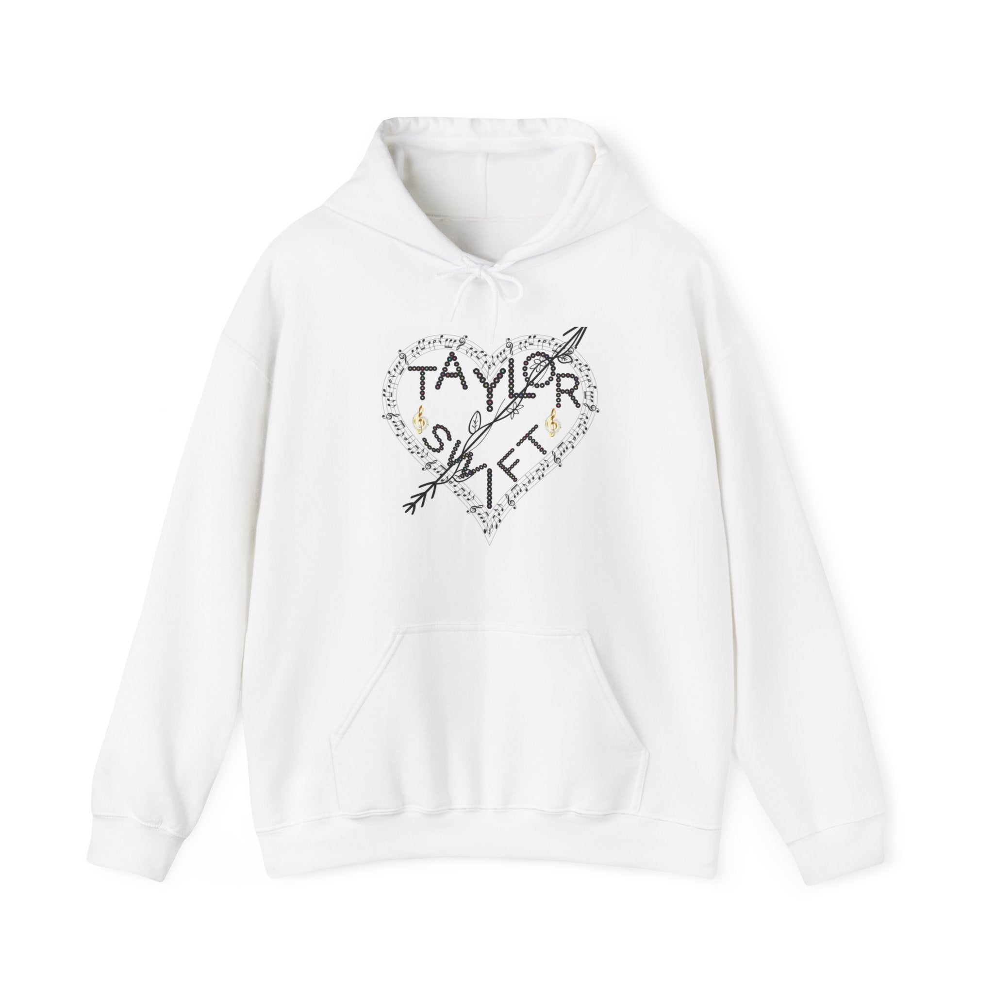 Unisex Heavy Blend Hooded Sweatshirt. A Purr-fect Blend of Pet Love and Taylor Admiration!