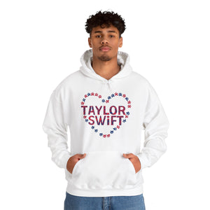 Unisex Hooded Sweatshirt. A Purr-fect Blend of Pet Love and Taylor Admiration!