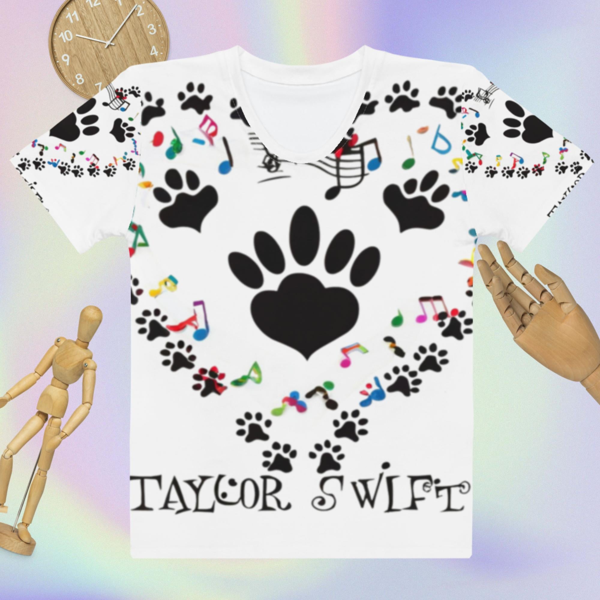 Women's T-shirt. A Purr-fect Blend of Pet Love and Taylor Admiration!