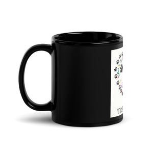 Black Glossy Mug. A Purr-fect Blend of Pet Love and Taylor Admiration!