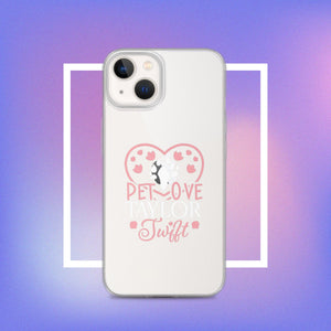 Clear Case for iPhone. A Purr-fect Blend of Pet Love and Taylor Admiration!