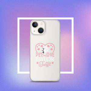 Clear Case for iPhone. A Purr-fect Blend of Pet Love and Taylor Admiration!