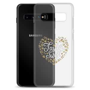 Clear Case for Samsung. A Purr-fect Blend of Pet Love and Taylor Admiration!