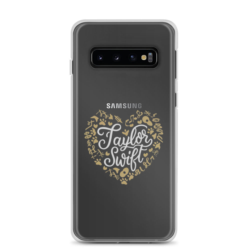 Clear Case for Samsung. A Purr-fect Blend of Pet Love and Taylor Admiration!