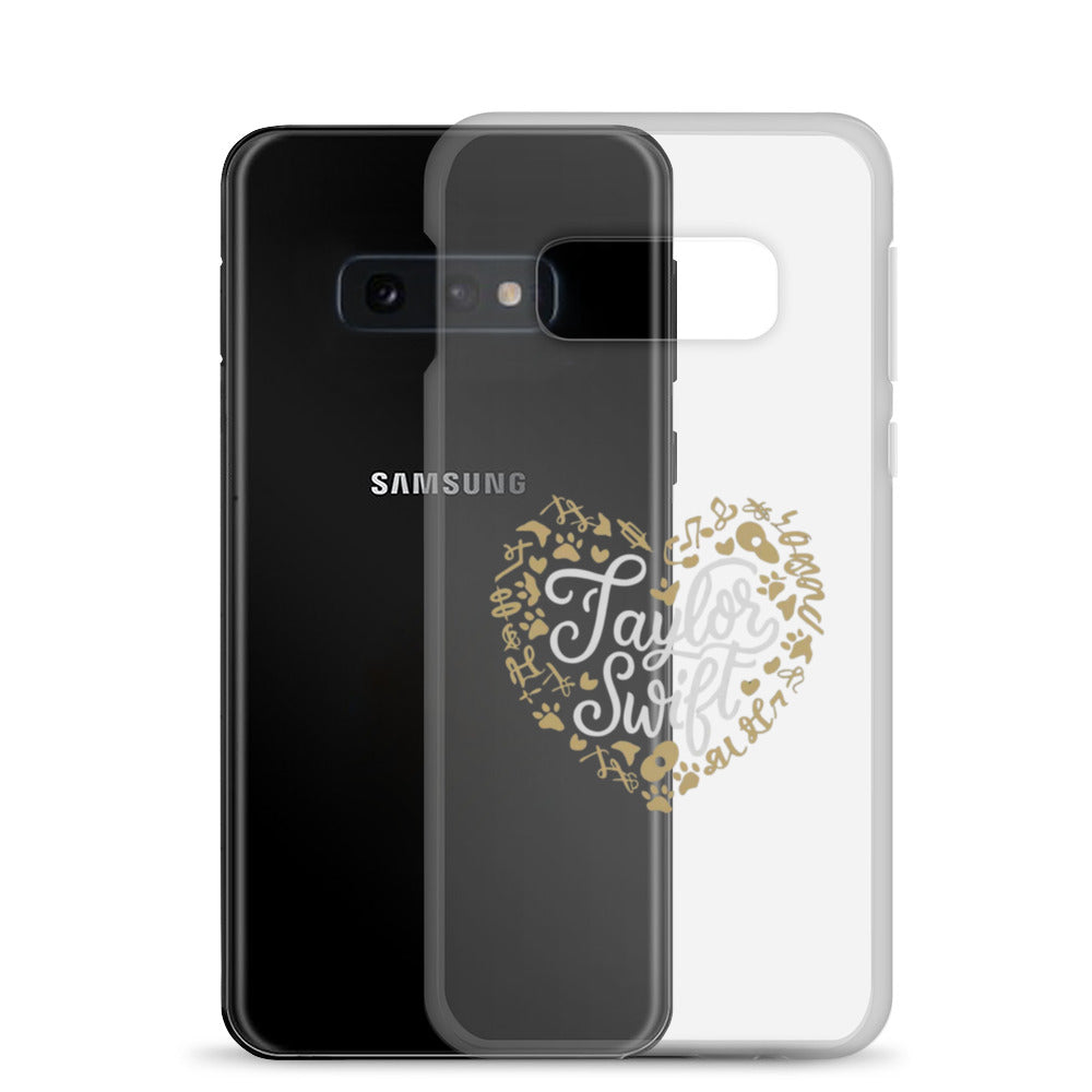 Clear Case for Samsung. A Purr-fect Blend of Pet Love and Taylor Admiration!