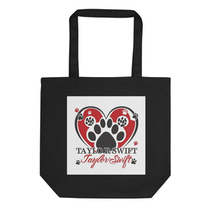 Eco Tote Bag. A Purr-fect Blend of Pet Love and Taylor Admiration!