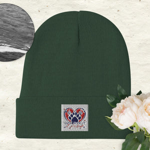 Embroidered Beanie. A Purr-fect Blend of Pet Love and Taylor Admiration!