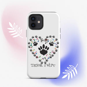 Tough Case for iPhone® A Purr-fect Blend of Pet Love and Taylor Admiration!