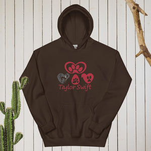 Unisex Hoodie. A Purr-fect Blend of Pet Love and Taylor Admiration!