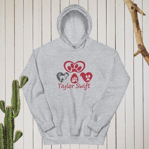 Unisex Hoodie. A Purr-fect Blend of Pet Love and Taylor Admiration!