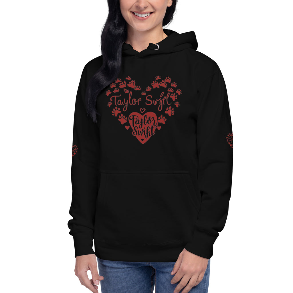 Unisex Hoodie. A Purr-fect Blend of Pet Love and Taylor Admiration!