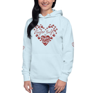 Unisex Hoodie. A Purr-fect Blend of Pet Love and Taylor Admiration!