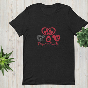 Unisex t-shirt. A Purr-fect Blend of Pet Love and Taylor Admiration!