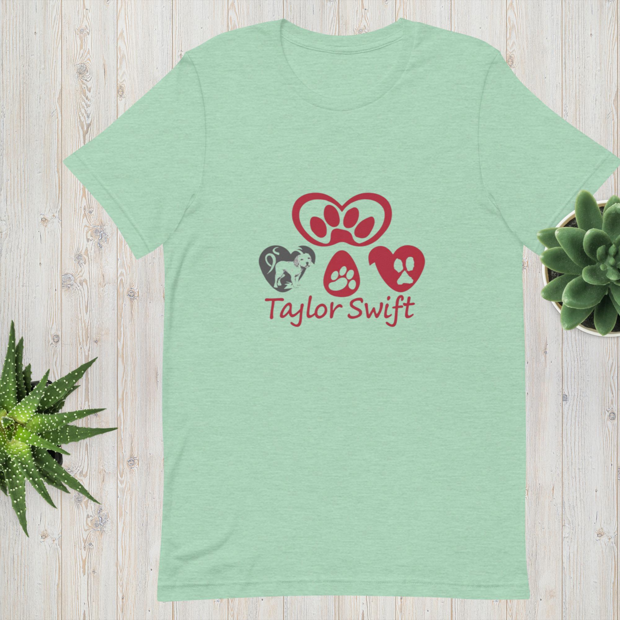 Unisex t-shirt. A Purr-fect Blend of Pet Love and Taylor Admiration!