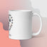 White glossy mug. A Purr-fect Blend of Pet Love and Taylor Admiration!