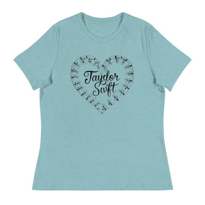 Women's Relaxed T-Shirt. A Purr-fect Blend of Pet Love and Taylor Admiration!