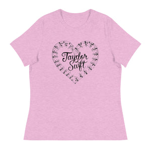 Women's Relaxed T-Shirt. A Purr-fect Blend of Pet Love and Taylor Admiration!