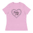 Women's Relaxed T-Shirt. A Purr-fect Blend of Pet Love and Taylor Admiration!