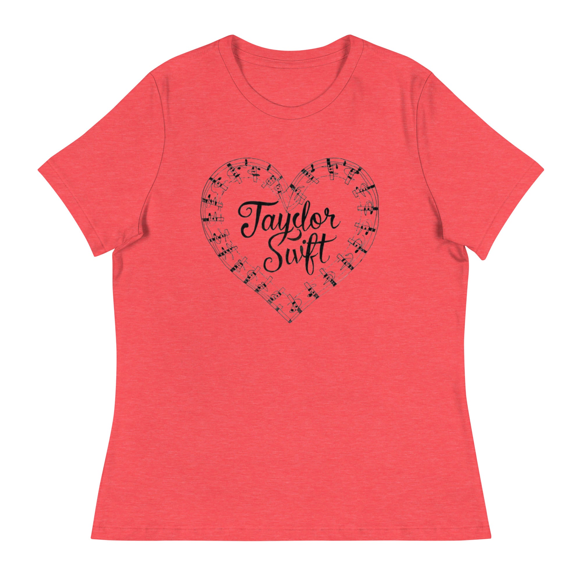 Women's Relaxed T-Shirt. A Purr-fect Blend of Pet Love and Taylor Admiration!