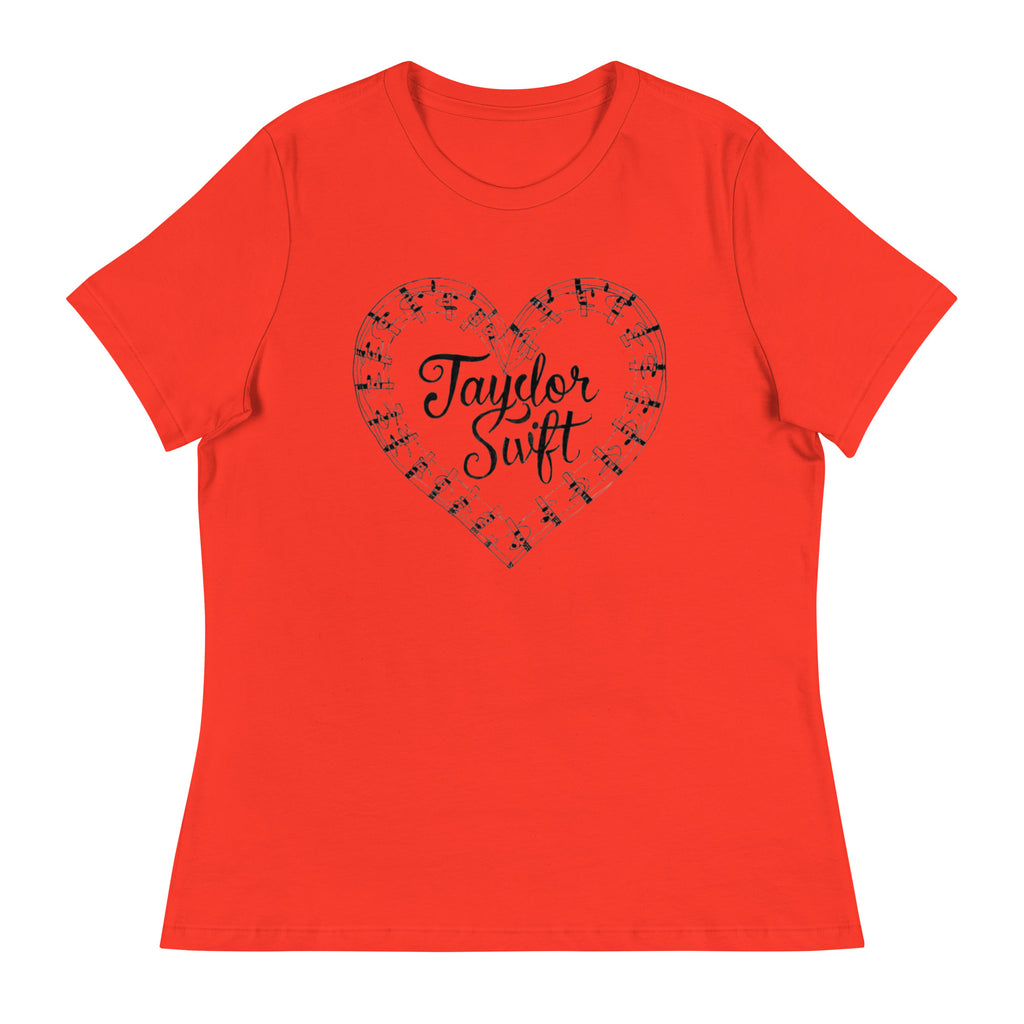 Women's Relaxed T-Shirt. A Purr-fect Blend of Pet Love and Taylor Admiration!