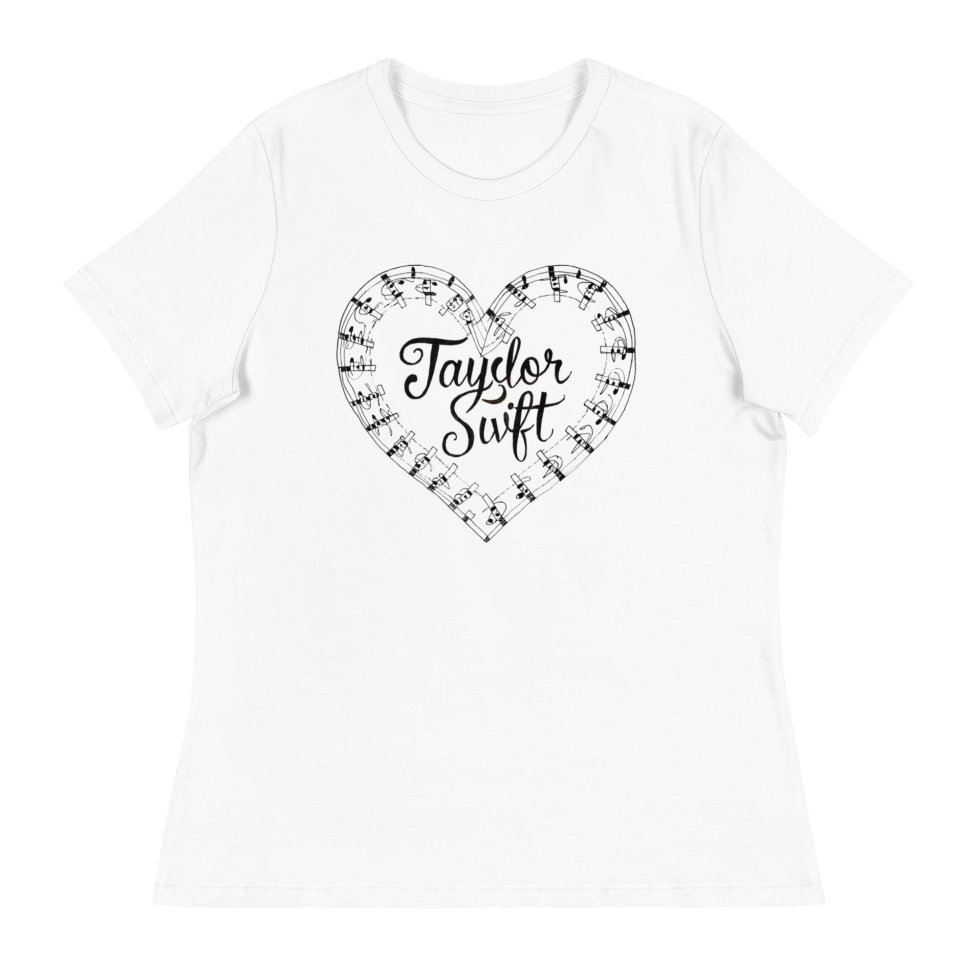 Women's Relaxed T-Shirt. A Purr-fect Blend of Pet Love and Taylor Admiration!