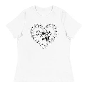 Women's Relaxed T-Shirt. A Purr-fect Blend of Pet Love and Taylor Admiration!