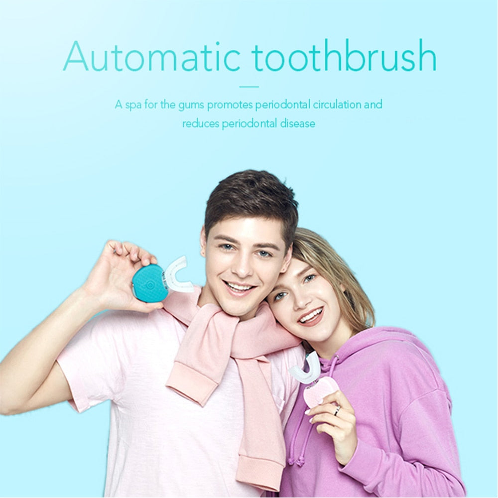 New 360 Degrees USB Rechargeable Intelligent Automatic Sonic Electric Toothbrush - Find Epic Store