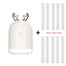 High Quality 220ML Ultrasonic LED Air Humidifier - White and 10 filters Find Epic Store