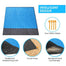 2x2.1m Waterproof Pocket Beach Blanket Folding Camping Mat Mattress Portable Lightweight Mat Outdoor Picnic Mat Sand Beach Mat - Find Epic Store