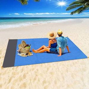 2x2.1m Waterproof Pocket Beach Blanket Folding Camping Mat Mattress Portable Lightweight Mat Outdoor Picnic Mat Sand Beach Mat - Find Epic Store