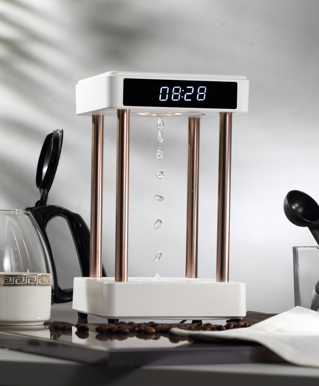 Anti Gravity Levitating Water Drops Time Hourglass - Find Epic Store
