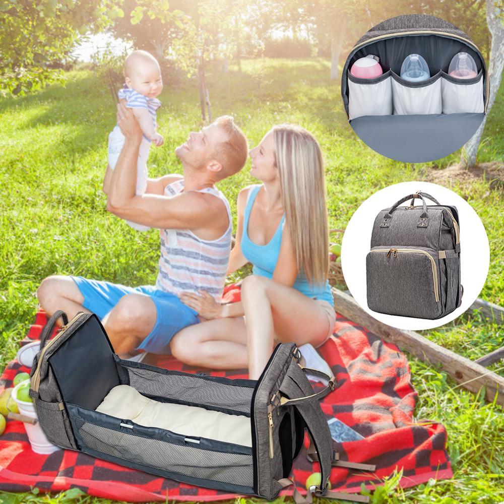 Moms And Dads Baby Backpack Convertible Lightweight Baby Diaper Bag Bed Multi-purpose Travel Storage Bag Baby Nappy Bag Baby Bed - Find Epic Store