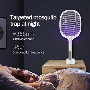 3000V Electric Mosquito Killer With UV Lamp USB 1200mAh Rechargeable Bug Zapper Summer Fly Swatter Trap Home Bug Insect Racket - Find Epic Store