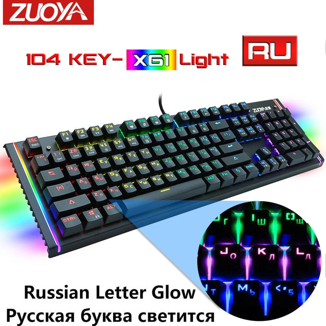 RGB Mix Backlit Wired Gaming Mechanical Keyboard - Find Epic Store
