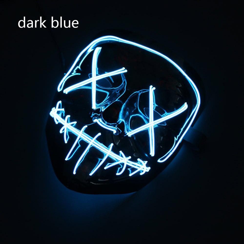 HALLOWEEN LED MASK - Dark Blue Find Epic Store
