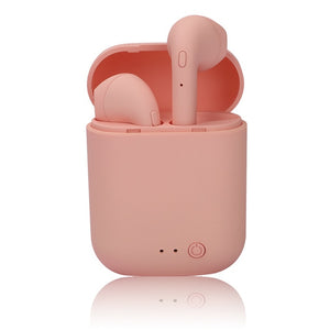Wireless Earphones Bluetooth 5.0 Headsets - i12mini matte pink Find Epic Store