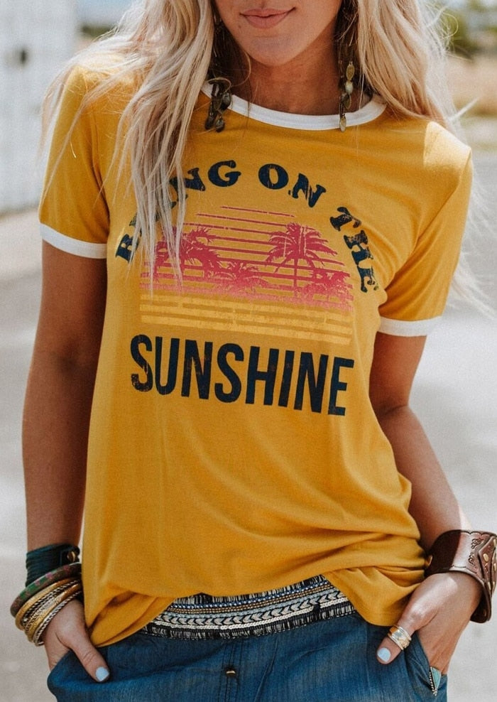 Plus Size Women T-Shirt Summer Short Sleeve tops - Find Epic Store