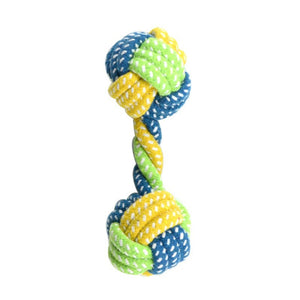 1PC Pet Supply Dog Toys Dogs Chew Teeth Clean Outdoor Training Fun Playing Green Rope Ball Toy For Large Small Dog Cat - H / One size Find Epic Store