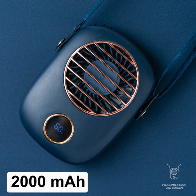 Portable Neck Fan - F9-Blue 2000mAH Find Epic Store