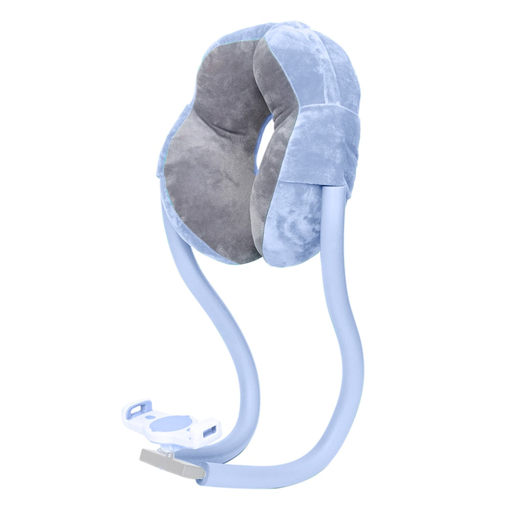 2-in-1 U-Shaped Neck Pillow With Gooseneck Tablet Phone Holder - Find Epic Store