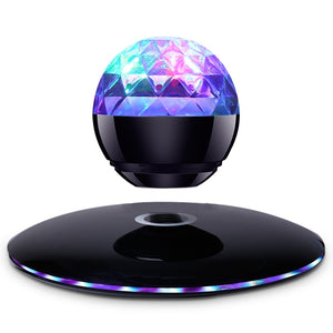 Magnetic Levitating Floating Bluetooth Speaker - black Find Epic Store