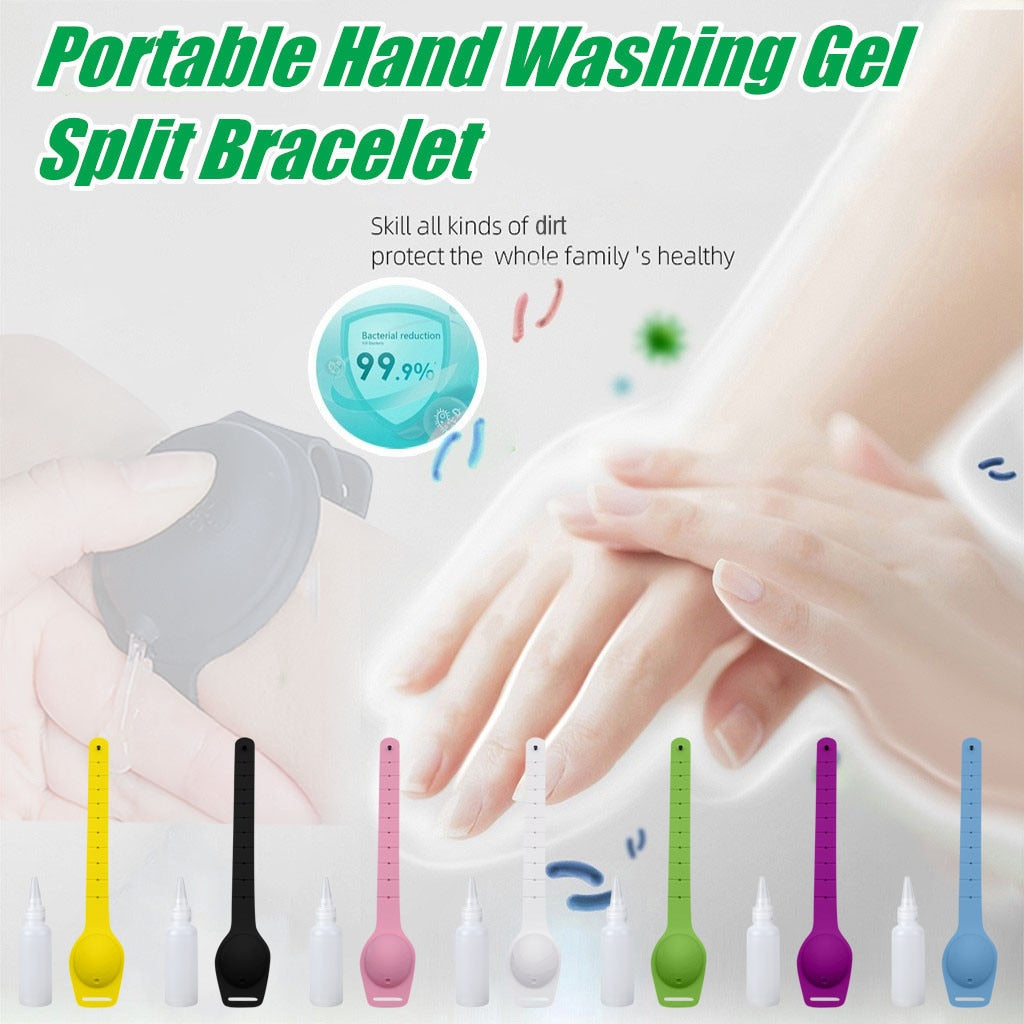 Reusable Wristbands Hand Sanitizer Dispensing Portable Bracelet Wristband - Find Epic Store