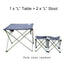 Camping Foldable Chair & Stool - large / l table + 2 l stool Find Epic Store