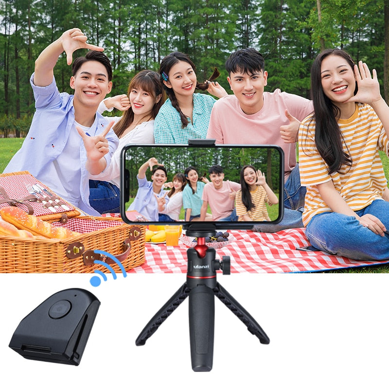 Handheld Selfie Booster Hand grip Bluetooth Remote Control Phone Shutter - Find Epic Store