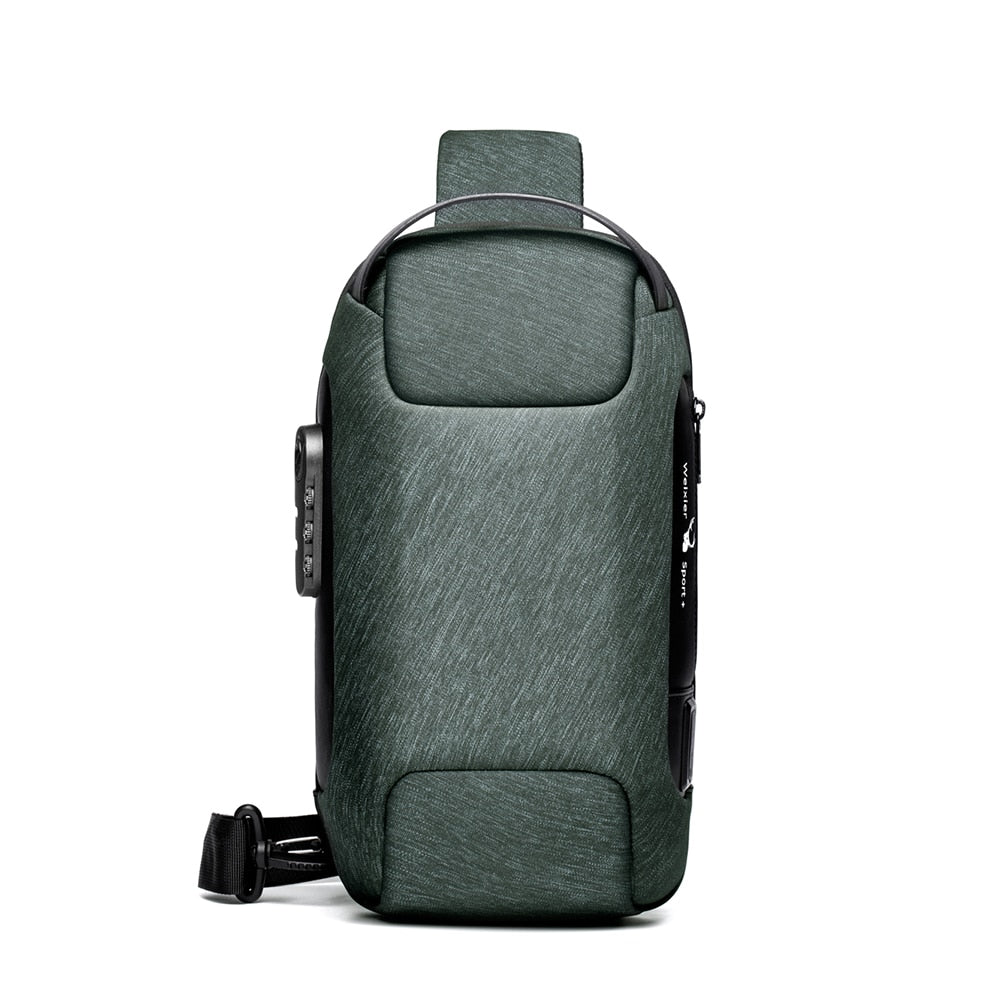 Fashion Anti-theft Men Chest Bag - Army Green Find Epic Store