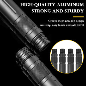 Hiking Aluminum Alloy Tactical Stick Trekking Pole Portable Camping Tactical Cane Multi-Functional Defensive Sports 2020 - Find Epic Store