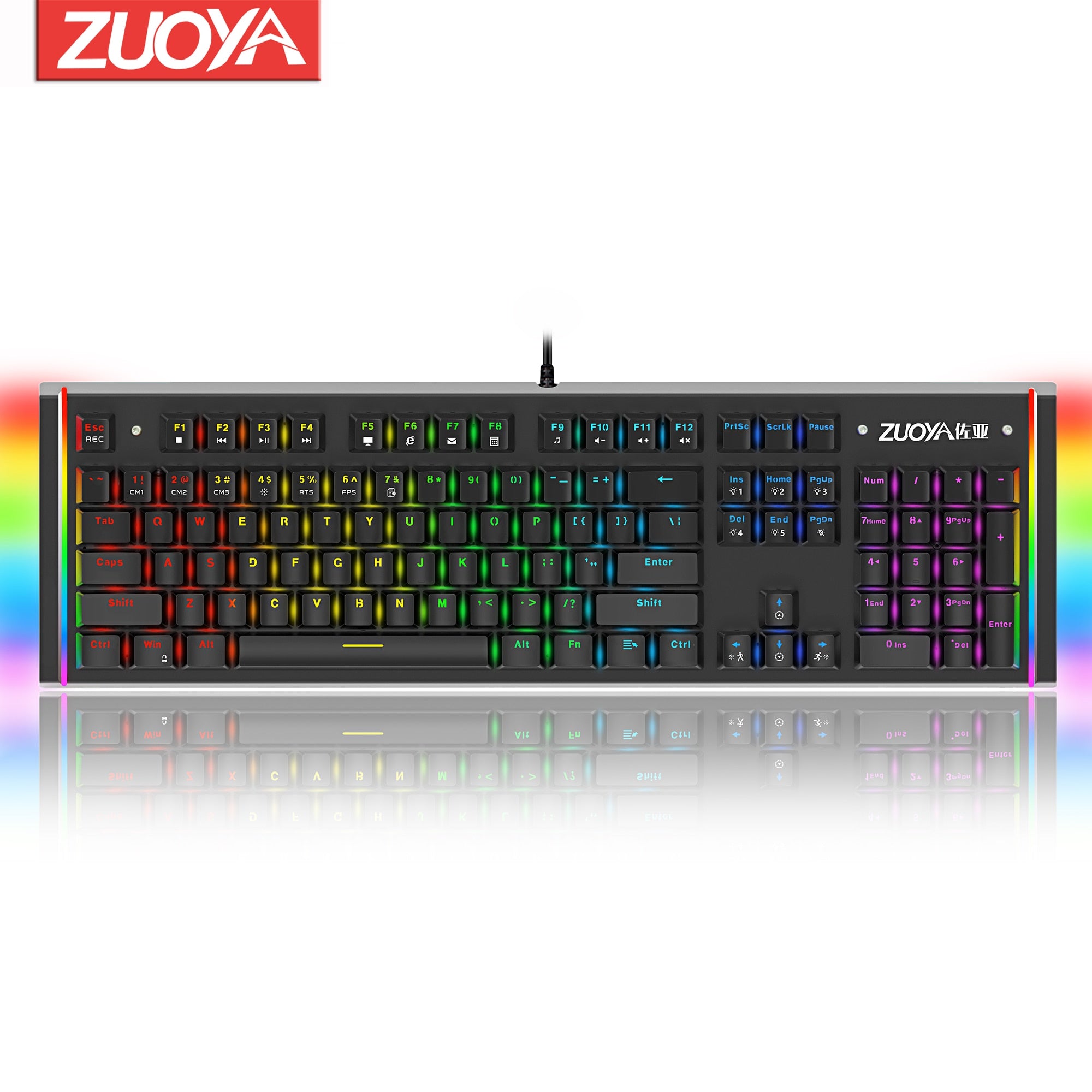 RGB Mix Backlit Wired Gaming Mechanical Keyboard - Find Epic Store