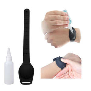 Reusable Wristbands Hand Sanitizer Dispensing Portable Bracelet Wristband - A Find Epic Store