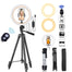 26cm Led Selfie Ring Light Bluetooth Remote Lamp Photography Tripod Holder - Find Epic Store