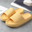 Women Thick Platform Slippers Summer Beach Anti-slip Shoes - yellow / 44-45(280mm) Find Epic Store